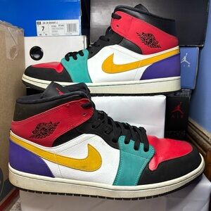 Size 14 - Air Jordan 1 Mid Multi-Color